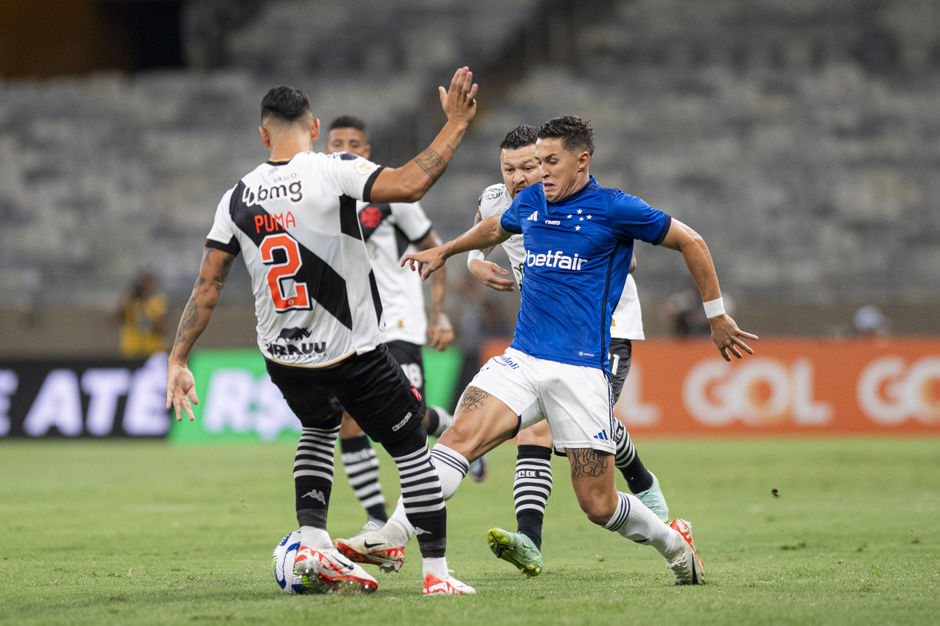 Cruz-Maltino abriu o placar, viu o Cruzeiro conseguir a virada, mas  teve forças para buscar o empate no segundo tempo