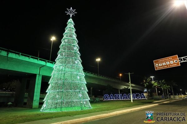 Decoração de Natal em Cariacica por Claudio Postay/Prefeitura de Cariacica