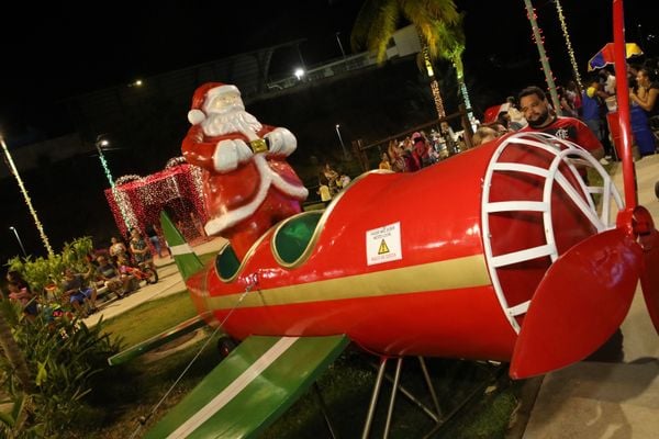 Decoração de Natal em Cariacica, no Parque da Biquinha por Claudio Postay/Prefeitura de Cariacica