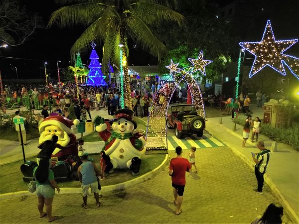 Decoração de Natal em Cariacica, no Parque da Biquinha por Claudio Postay/Prefeitura de Cariacica