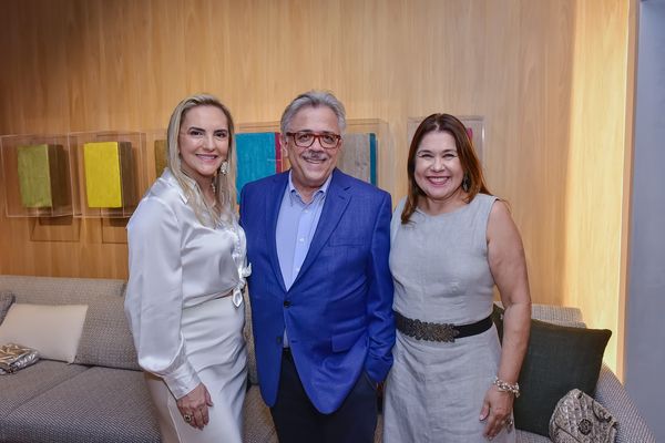 Shirley Santos, Ariosto Santos e Rita Tristão