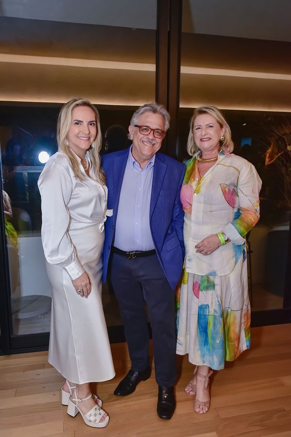 Shirley Santos, Dr. Ariosto Santos e Gracinha Nader