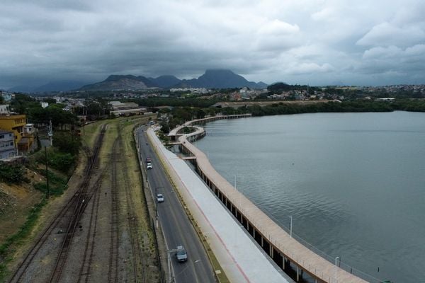 Obras da reforma da orla de Cariacica em Porto Santana por Vitor Jubini