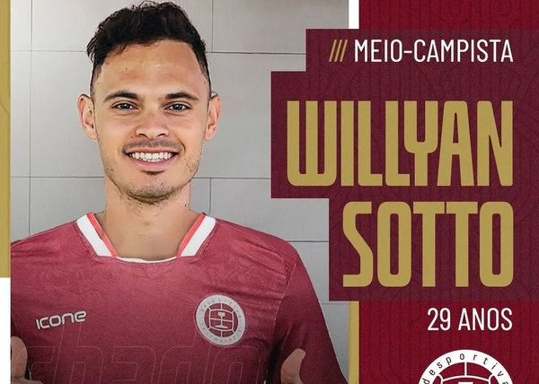 Desportiva Ferroviária confirma acerto com meia Willyan Sotto, ex-São Joseense