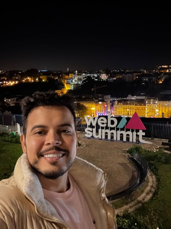 Nilton Sagrilo, CEO da edtech Gama Ensino, no Web Summit Lisboa