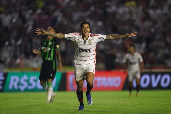 Pedro marcou um dos gols da vitória do Flamengo contra o América-MG