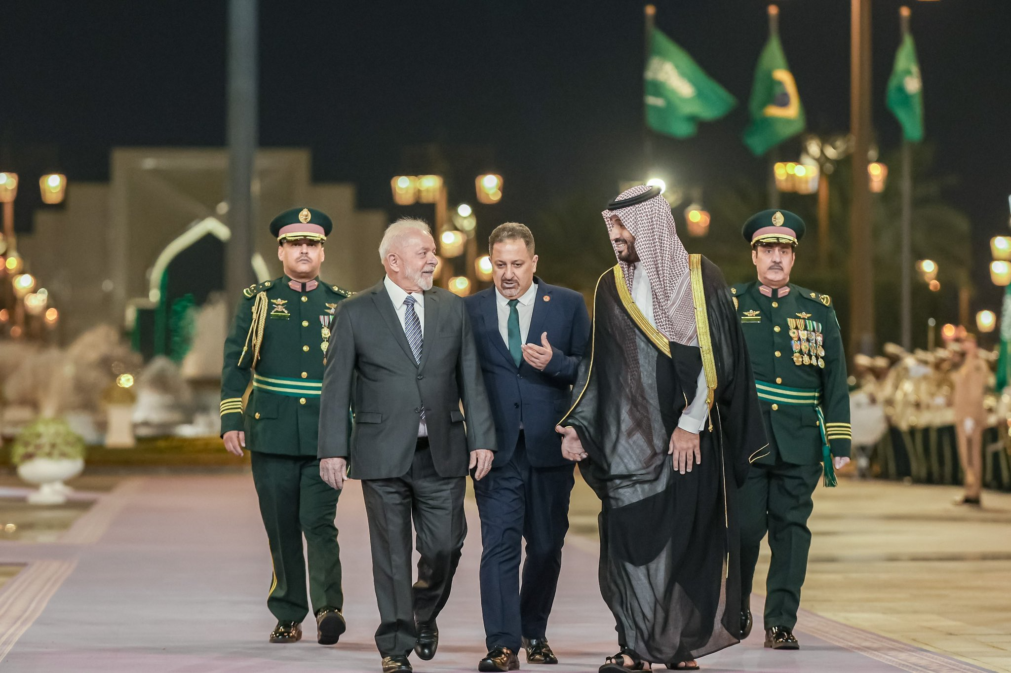 Riad é primeira parada da viagem ao Oriente Médio, que inclui também agendas em Doha e em Dubai, onde o petista participará da COP28