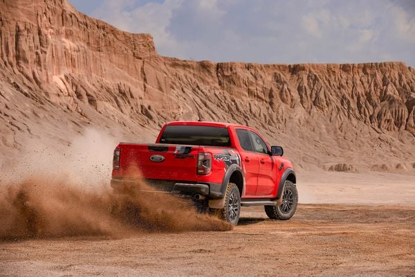 Ranger Raptor é construída sobre um chassi projetado para suportar níveis ainda mais severos de impacto.