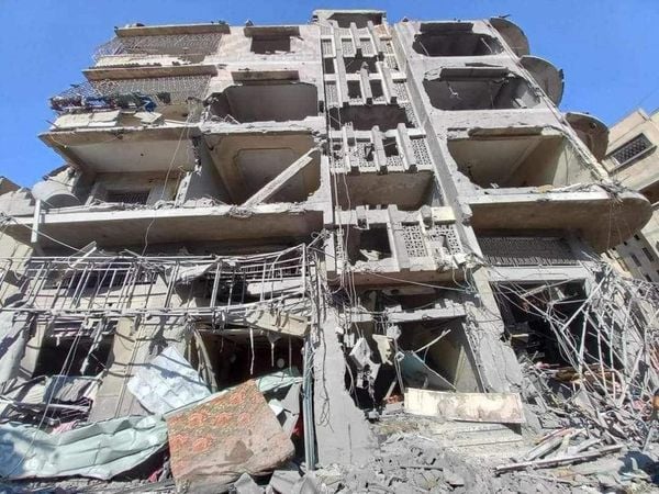 Casa onde morou a bebê capixaba na Cidade de Gaza foi bombardeada