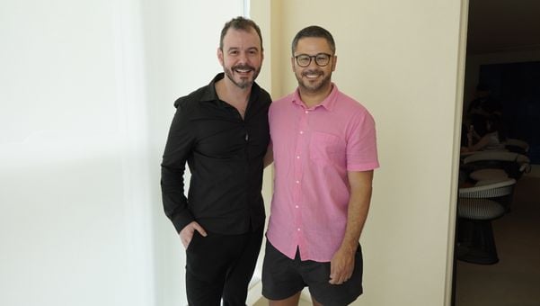 O psiquiatra João Paulo Cirqueira e o jornalista Guilherme Silva