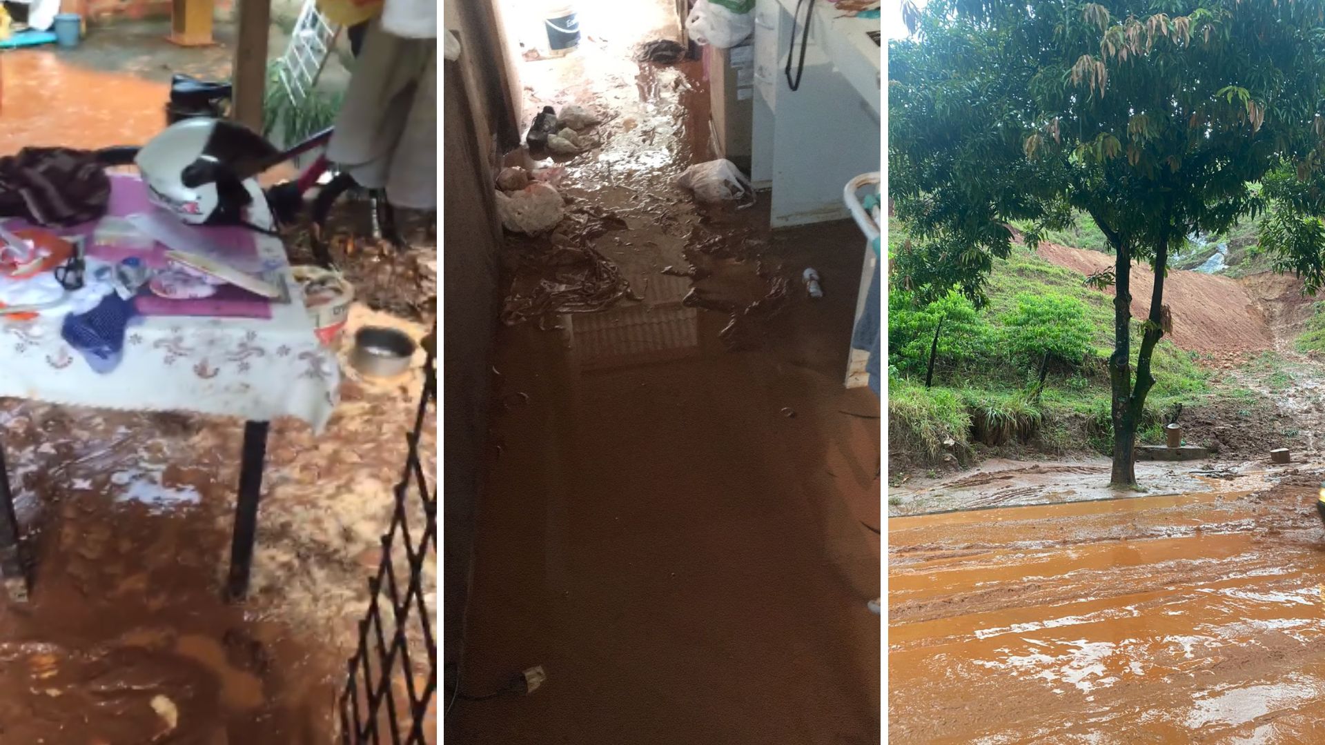 Uma moradora do bairro Garage disse ter perdeu tudo dentro do imóvel após chuva na tarde desta sexta-feira (1)