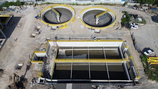 Além da impleentação de novas etapas, a obra da ETA V vai expandir a estrutura de filtragem atual