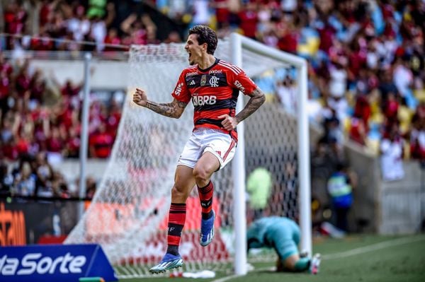 Pedro marcou o seu 35° gol na temporada pelo Flamengo