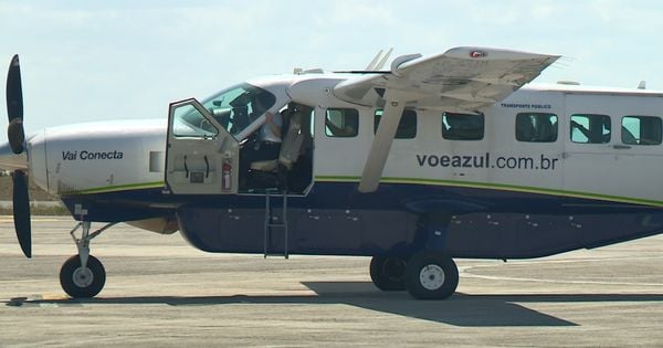 Avião, modelo Cessna Grand Caravan, pousou por volta das 14 horas no aeroporto linharense, após ter decolado de Confins com nove passageiros, nesta segunda (4)