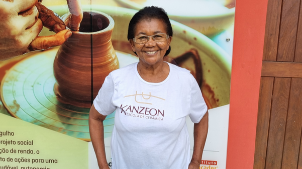 Dona Alda foi uma das primeiras alunas do projeto