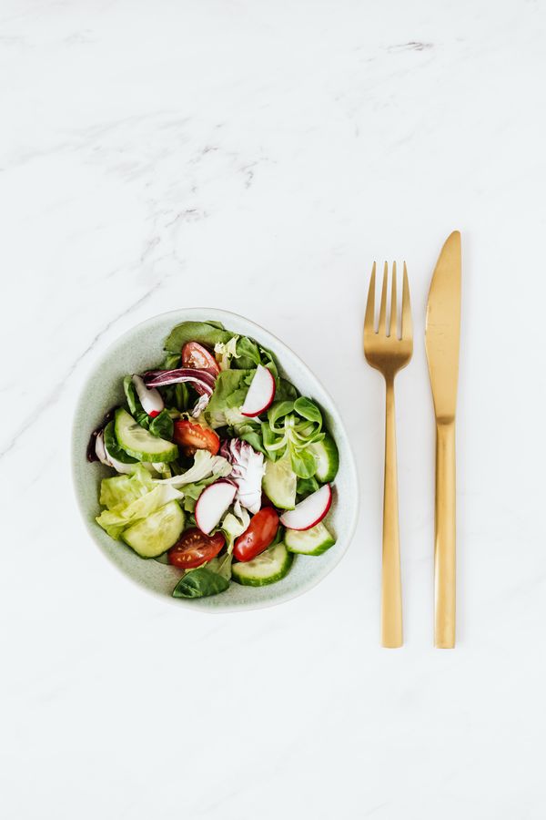 Prato de salada