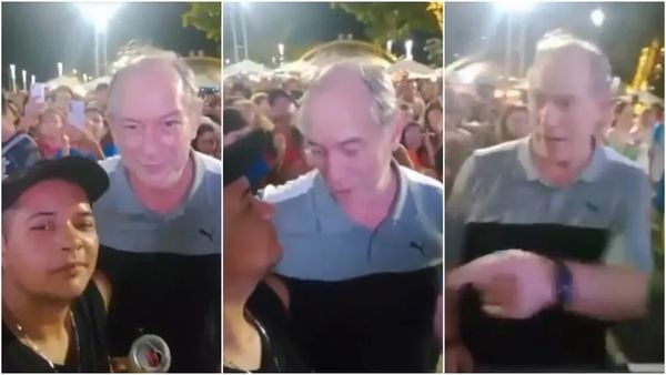 Ciro Gomes dá tapa em homem após ser chamado de bandido em festa em Fortaleza; vídeo