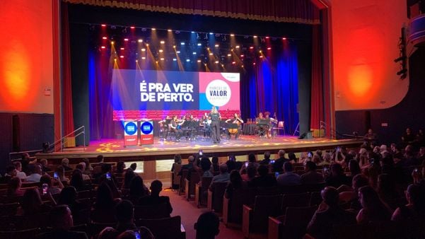 Prêmio Marcas de Valor 2023 no Teatro Sesc Glória, em Vitória