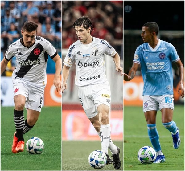 Vasco, Santos e Bahia ainda lutam contra o rebaixamento