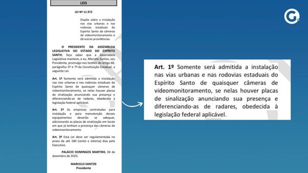 Lei exige a instalação de câmeras que informem a presença de câmeras