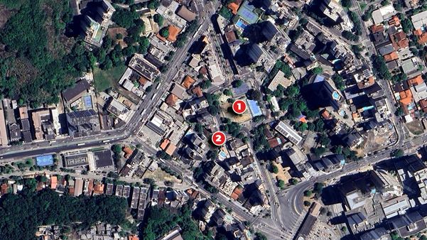 Praça do Cauê e Almirante Soído