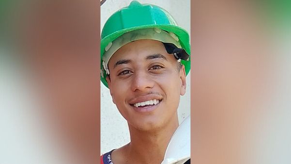 Ronald, ajudante de pedreiro de 19 anos atingido na cabeça na Serra