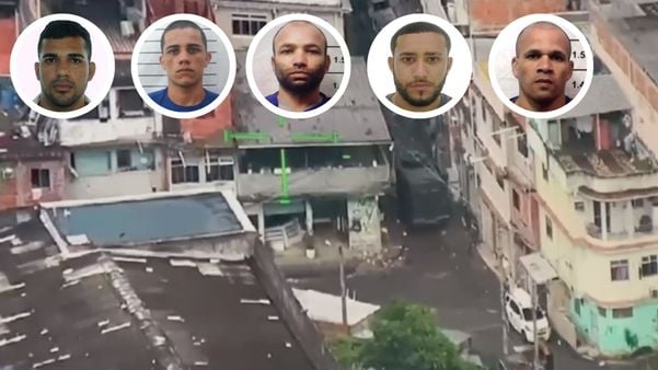 Criminosos procurados pela polícia em favela do Rio de Janeiro