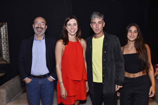 Alexandre Luglio, Flávia, Thiago e Zara Sarlo