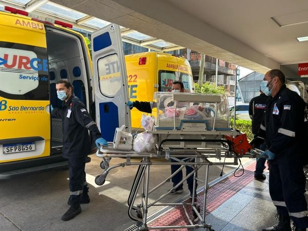 Sêxtuplos: Henry e Maytê são transferidos para hospital em Colatina