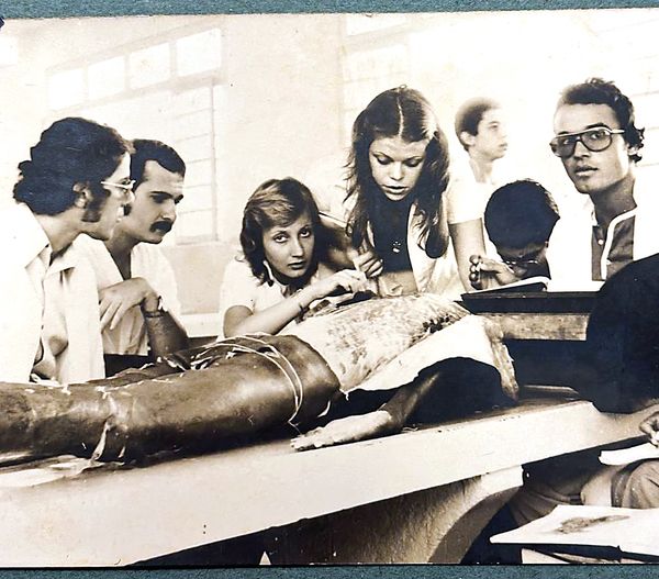 Na faculdade Emescam por Acervo pessoal