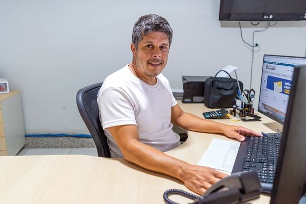 Thiago Santos Michalsky Pinto, superintendente do setor de Tecnologia da Informação em Marataízes