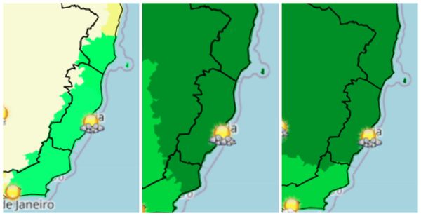 Chuva deve chegar ao ES durante a semana antes do verão