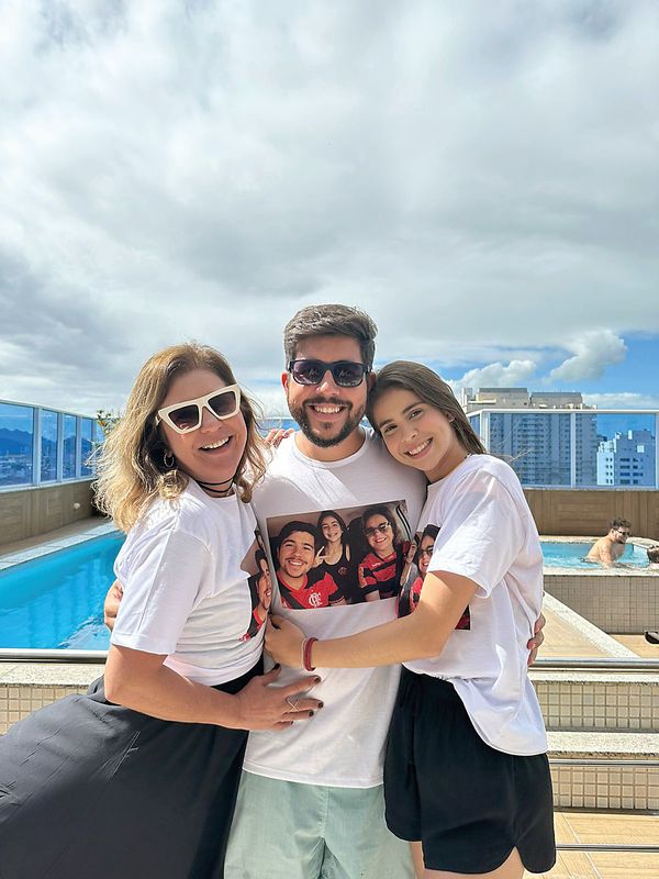 Com a família por Acervo pessoal