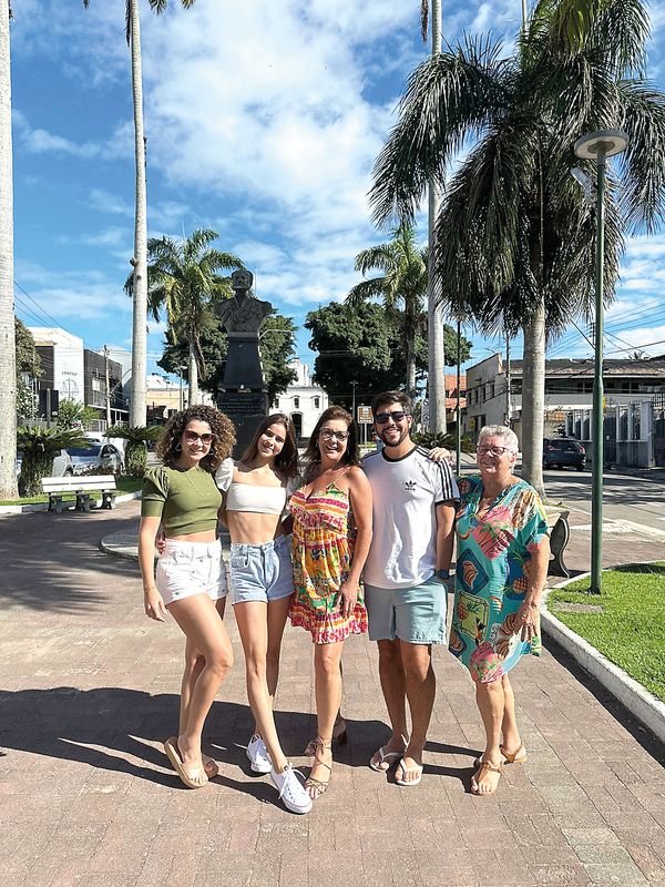 Com a família por Acervo pessoal