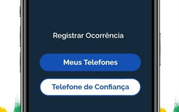 Depois de selecionar a opção de registrar ocorrência, o usuário deve selecionar o aparelho a ser bloqueado por Reprodução/Governo federal