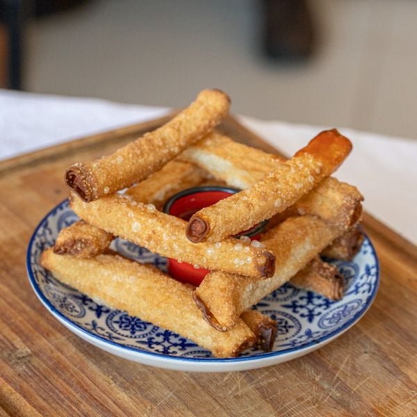 Palitinhos de queijo com geleia de goiabada do Rancho Burguer (R$ 29,90) por Aderes/Divulgação