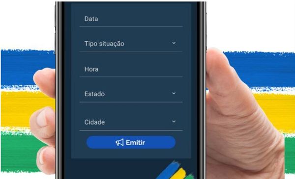 Para registrar a ocorrência, o usuário deve informar data, a ocorrência, a hora da situação, o Estado e a cidade da ocorrência. As instituições financeiras prometem bloquear serviços em até 10 minutos por Reprodução/Governo federal