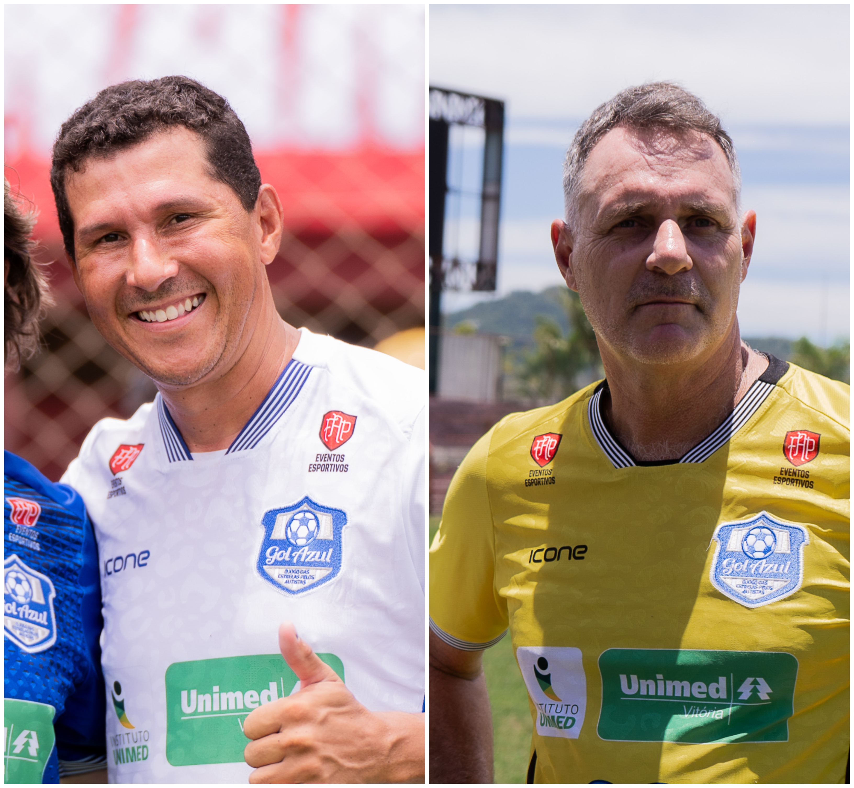 Ex-jogadores importantes do Cruz-Maltino estiveram no Gol Azul, partida beneficente para o autismo no último domingo (17) e conversaram com a reportagem de A Gazeta