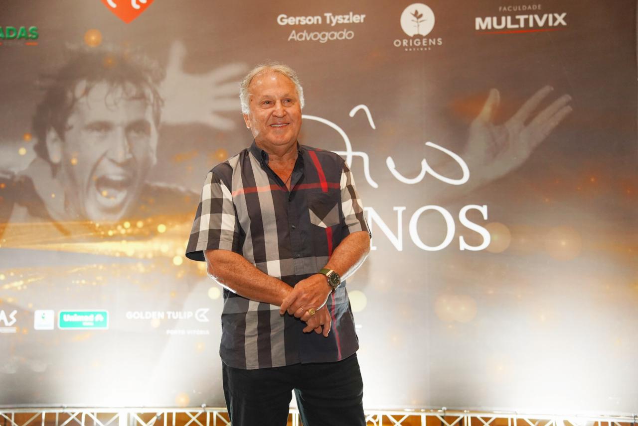 Maior ídolo da história do Flamengo, Galinho de Quintino esteve na Capital do Espírito Santo para dar uma palestra sobre a sua trajetória na vida e no futebol