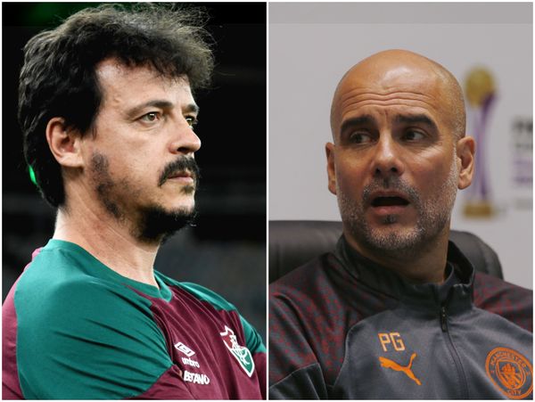 Fernando Diniz e Pep Guardiola tem estilos parecidos até a página dois