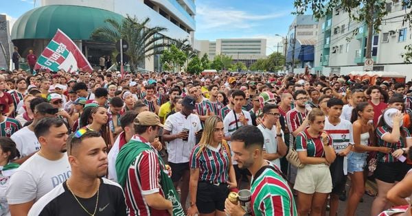 Tricolor Carioca foi derrotado por 4 a 0 na final do Mundial de Clubes, mas a torcida presente na Rua da Lama, em Jardim da Penha, ficou satisfeita com a temporada do clube
