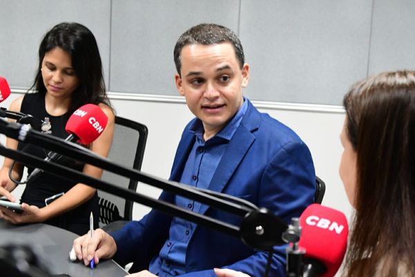 Lorenzo Pazolini em entrevista à rádio CBN Vitória