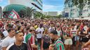 Torcedores do Fluminense estiveram na Rua da Lama para assistir a final do Mundial de Clubes 2023(Carlos Alberto Silva)