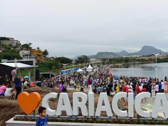 Inauguração da nova Orla de Cariacica por Vitor Jubini