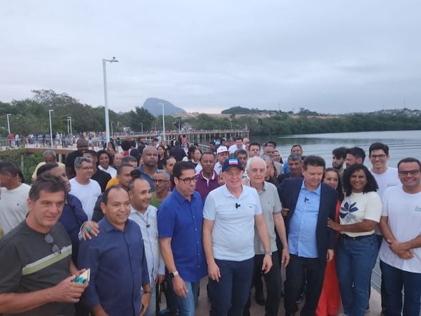 Inauguração da nova Orla de Cariacica por Vitor Jubini
