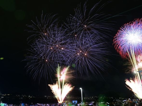 Inauguração da orla de Cariacica teve show de fogos por Vitor Jubini