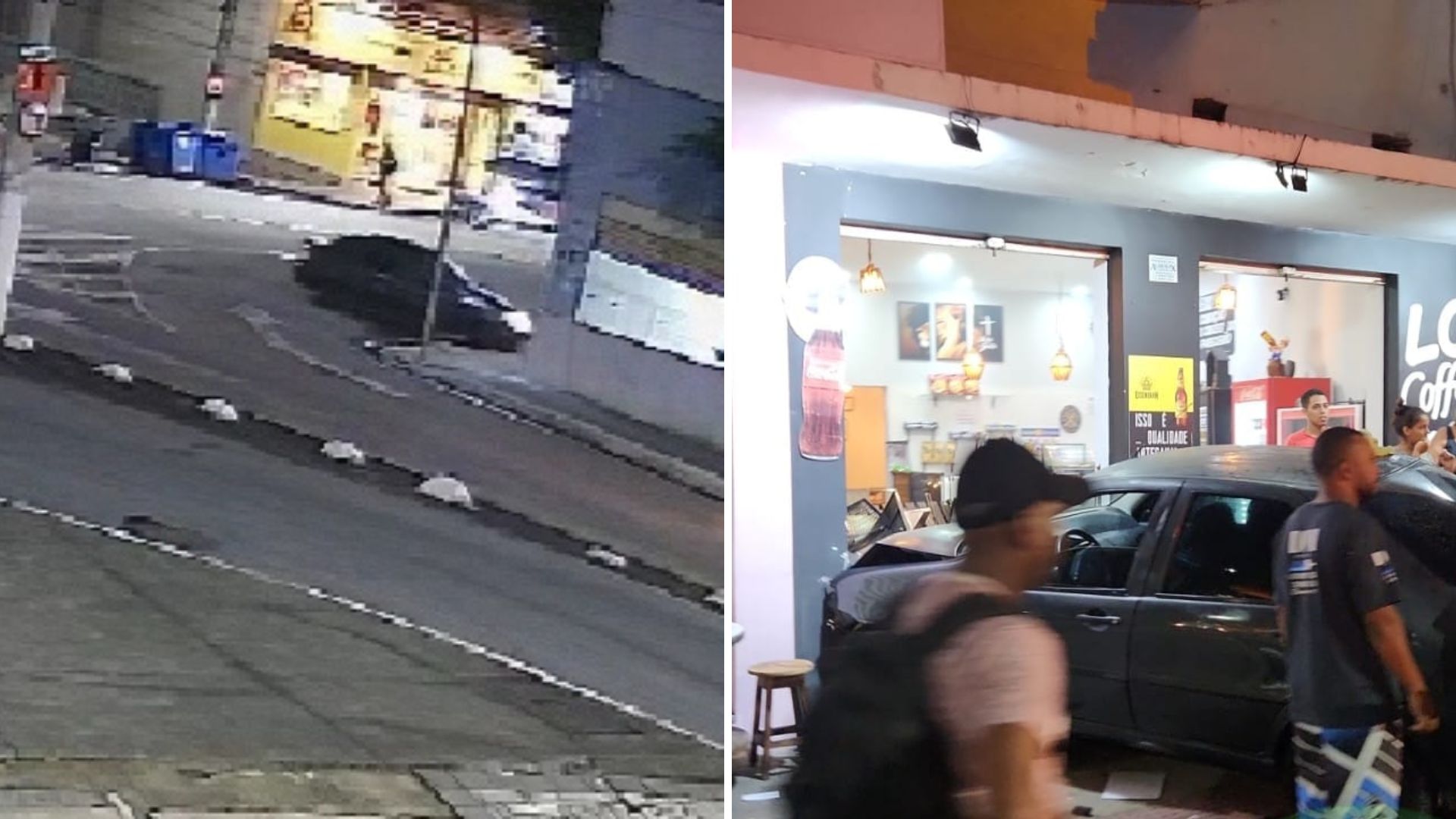 Acidente aconteceu na noite de quarta-feira (27), no cruzamento do bairro Independência