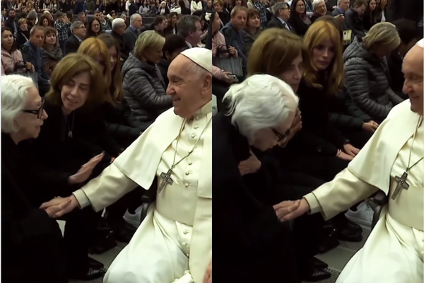 Fernanda Montenegro e Fernanda Torres recebem bênção do papa Francisco