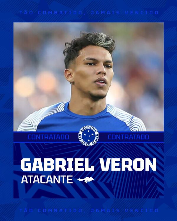 Gabriel Verón é o grande reforço do Cruzeiro até o momento