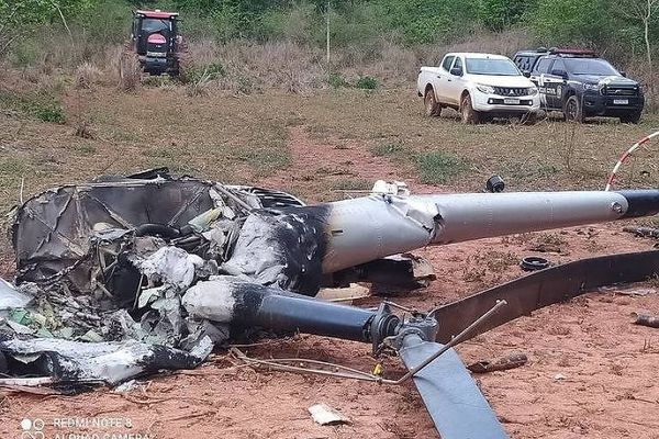 Helicóptero cai no Maranhão e piloto de 43 anos morre